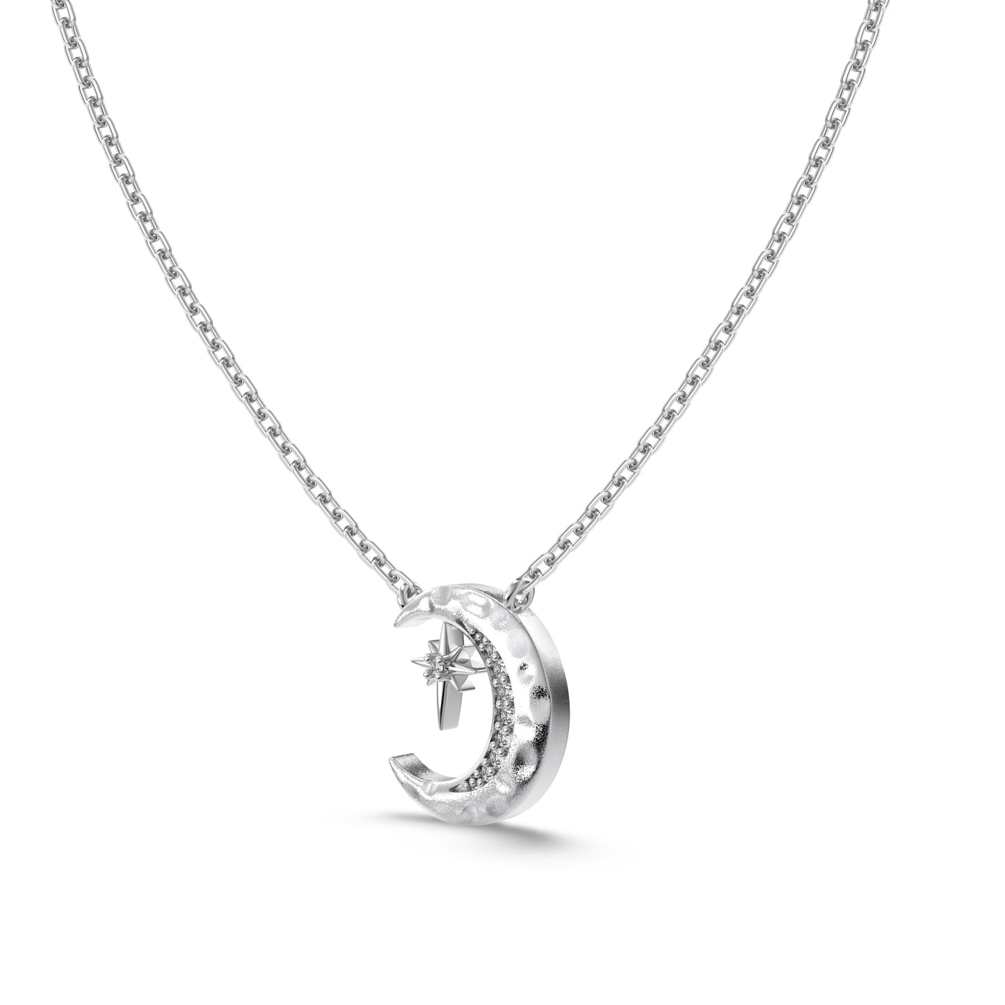 925 Frost Moon Necklace