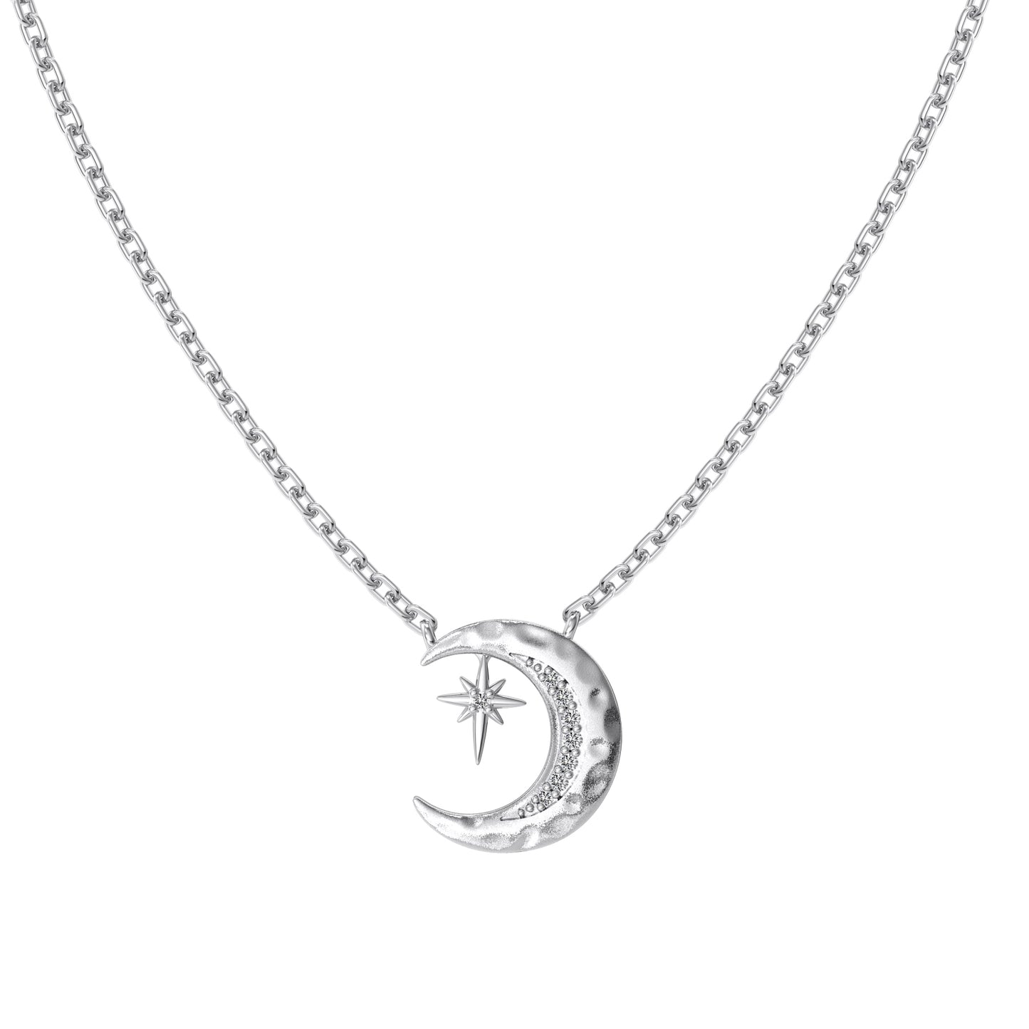 925 Frost Moon Necklace