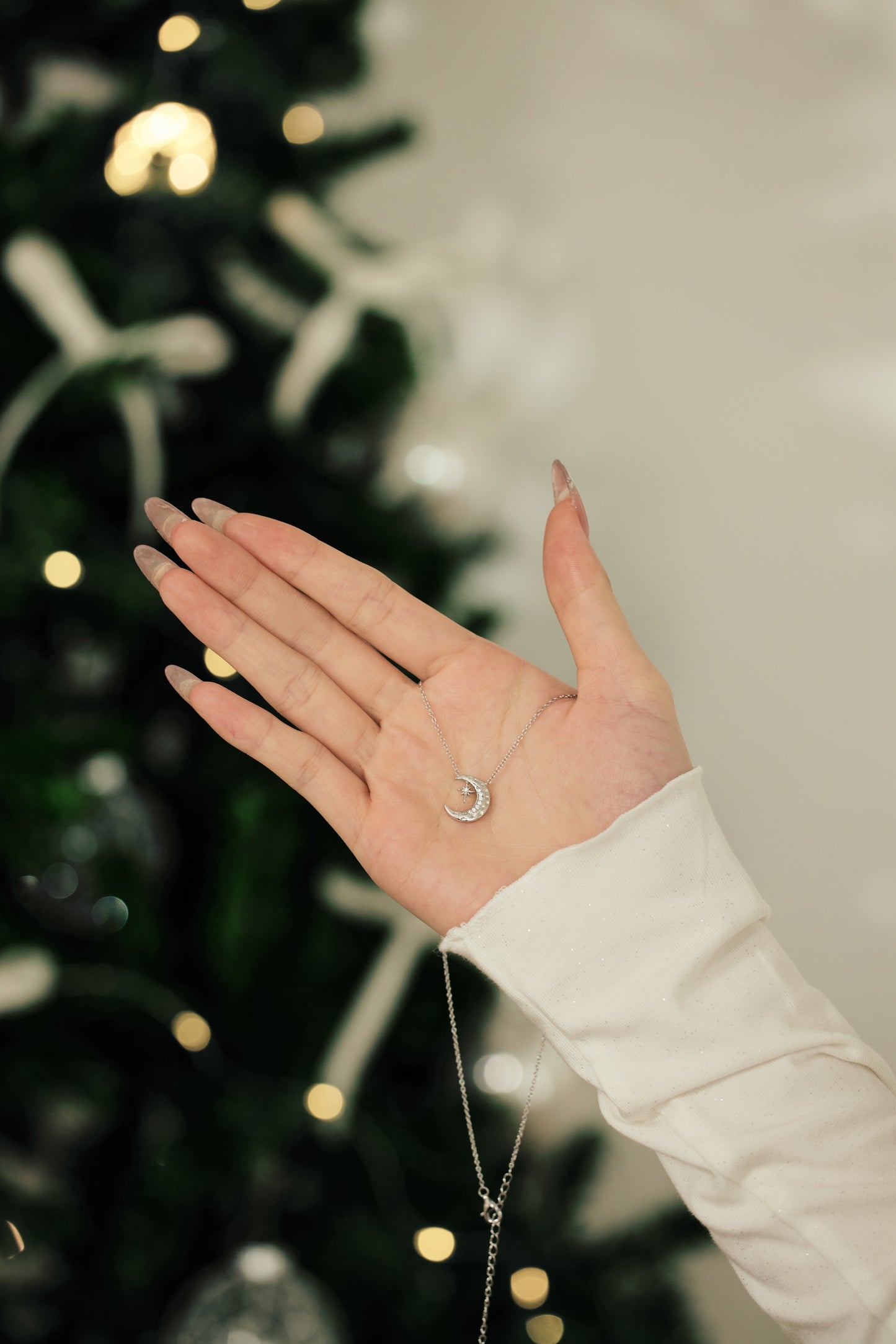 925 Frost Moon Necklace