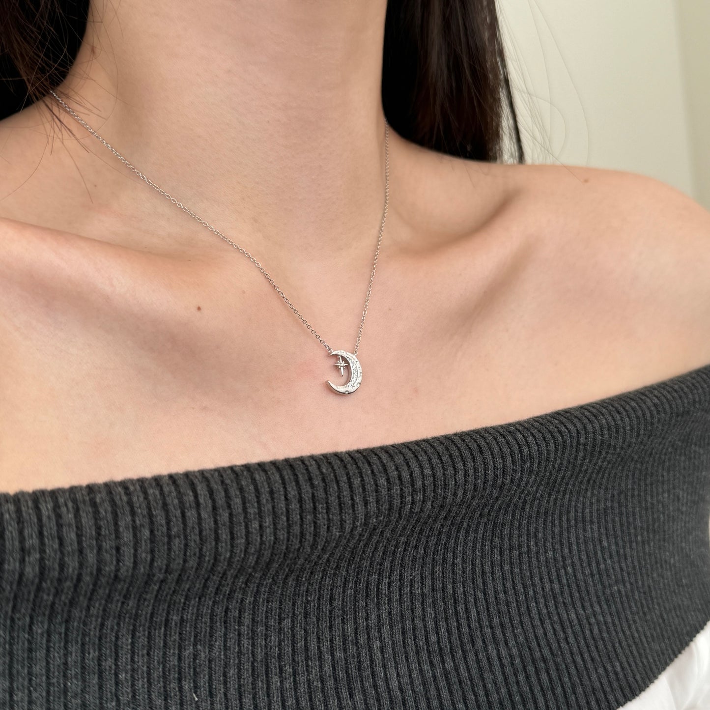 925 Frost Moon Necklace