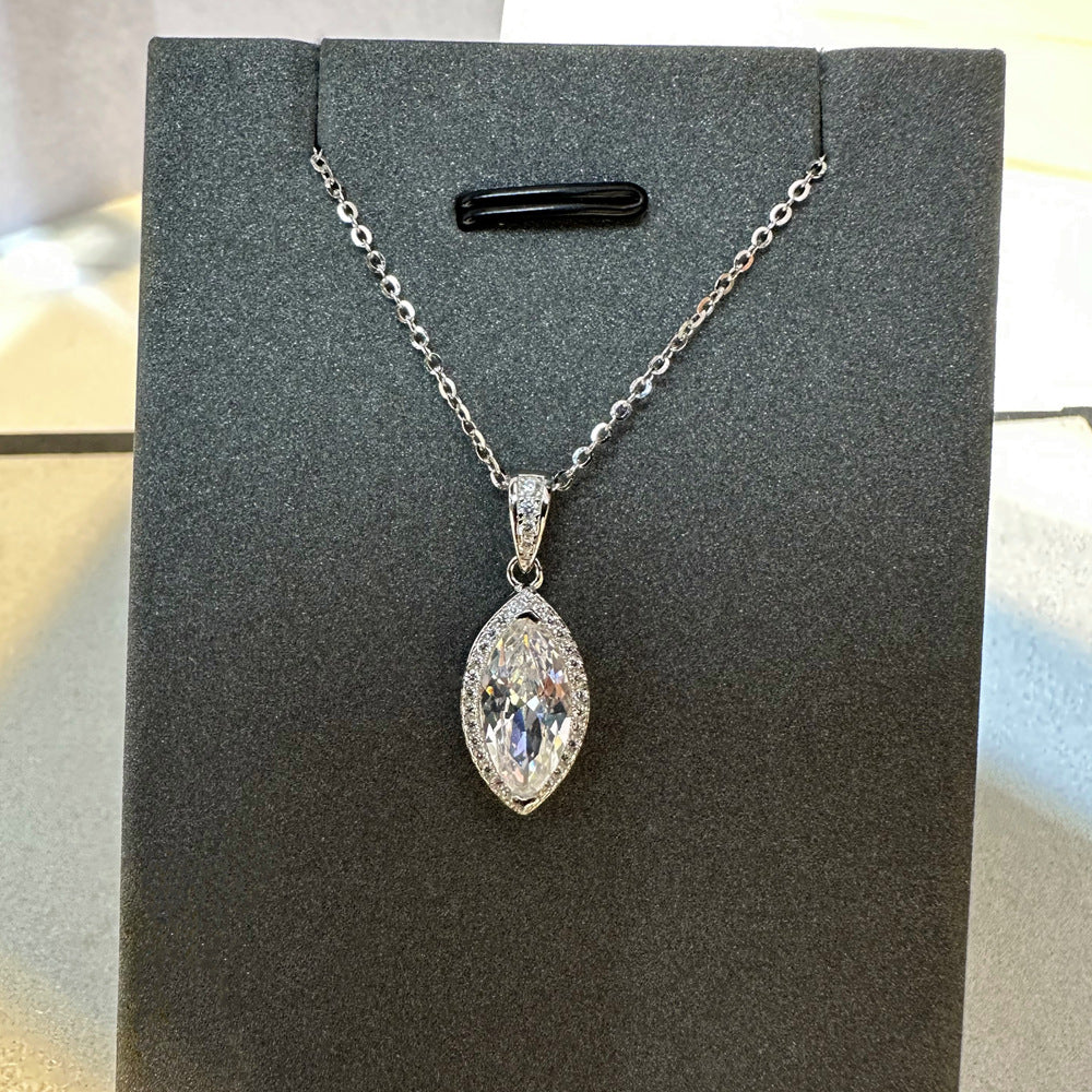 925 Lumexa Silver Moissanite Diamond Necklace