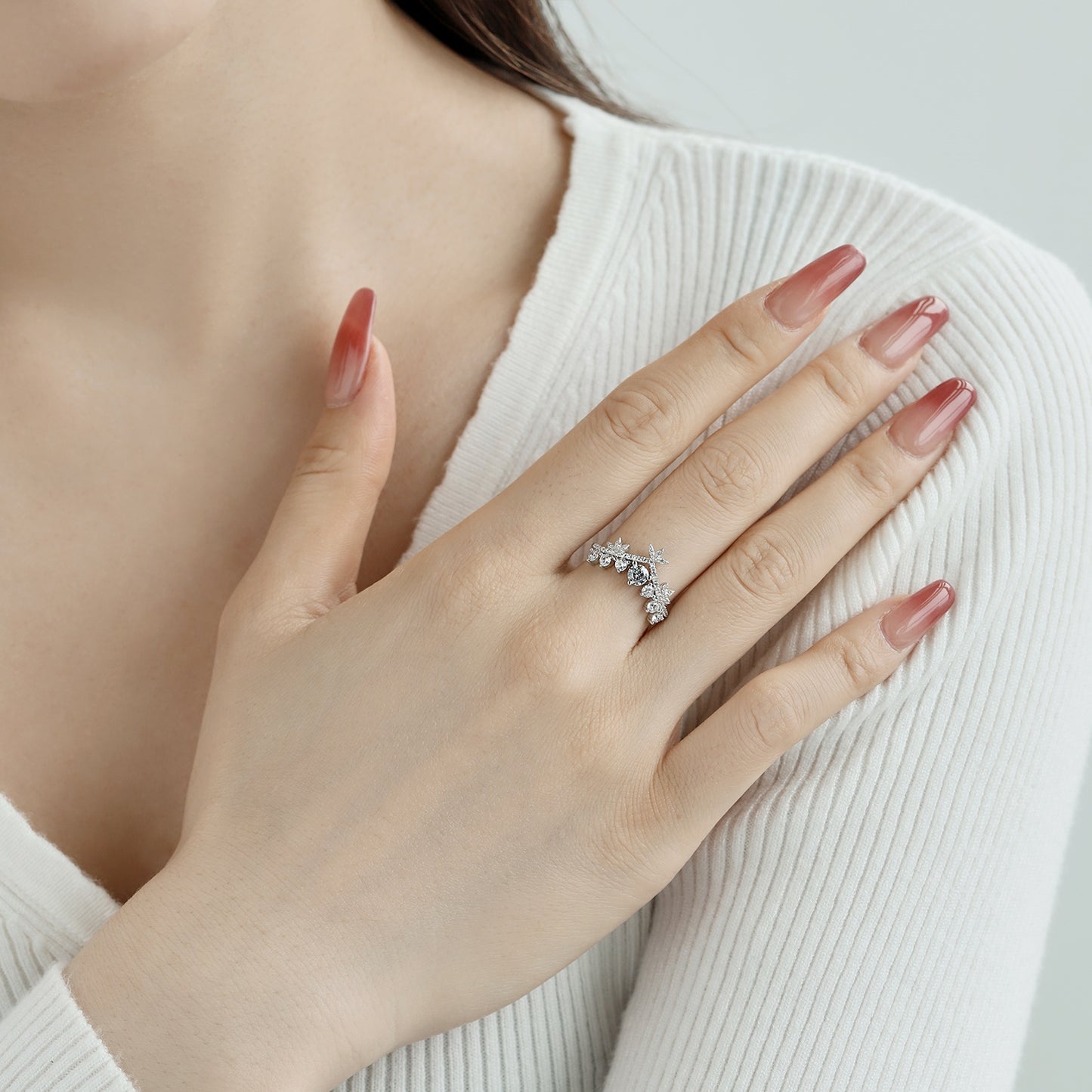 925 Silver Orbit of Dreams Ring