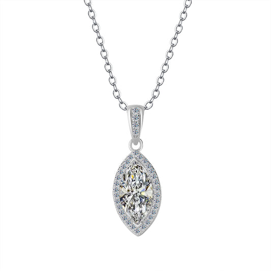 925 Lumexa Silver Moissanite Diamond Necklace