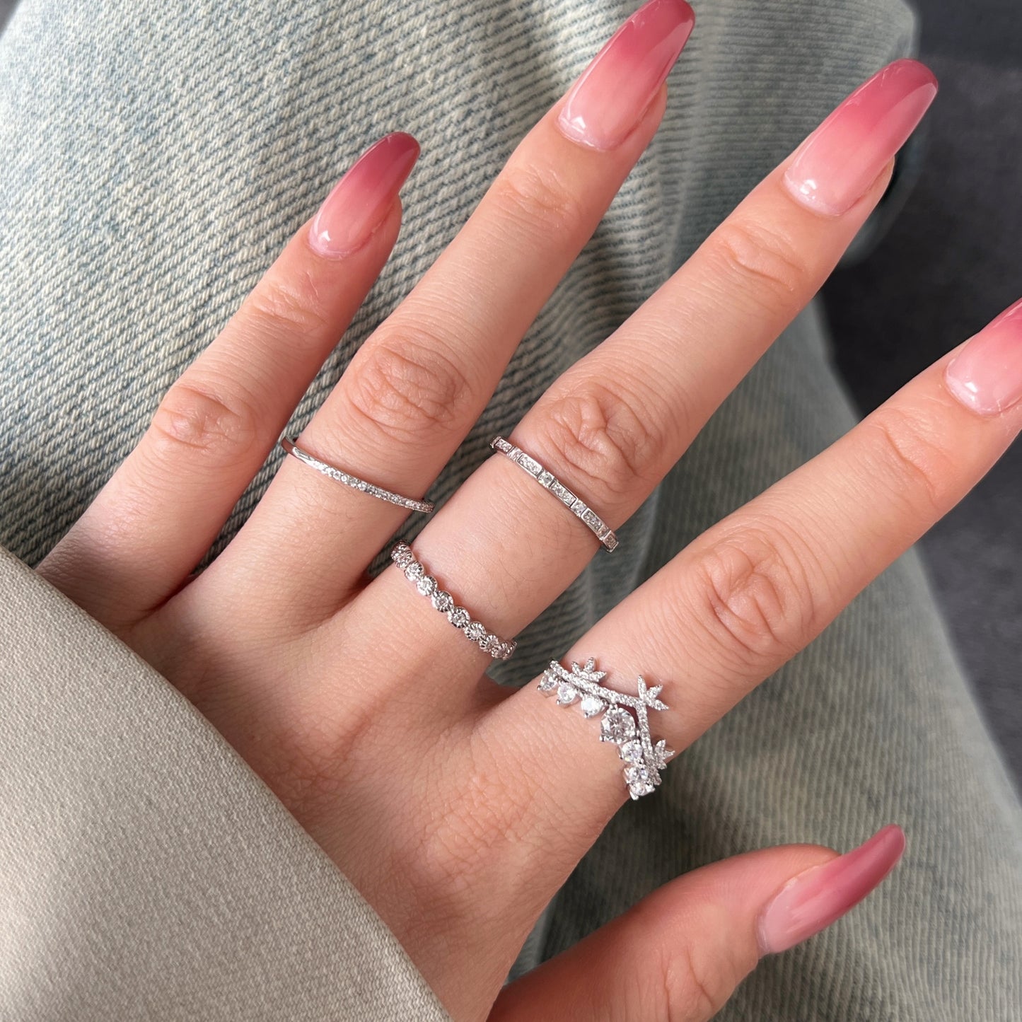 925 Silver Orbit of Dreams Ring