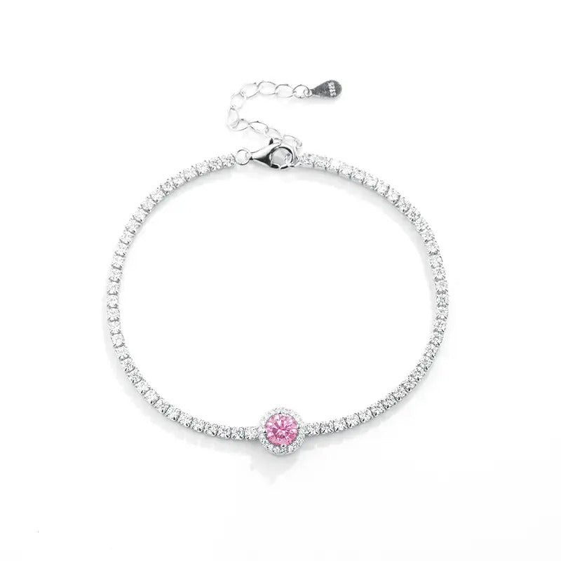 Silver Coral Bracelet