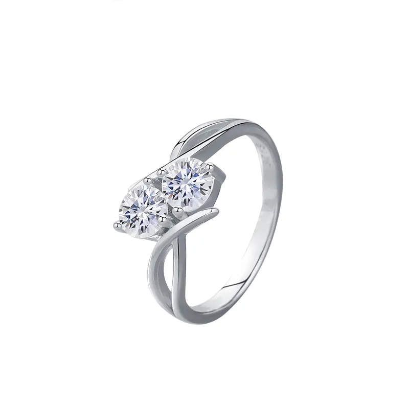 925 Silver Umbriel Moissanite Diamond Ring