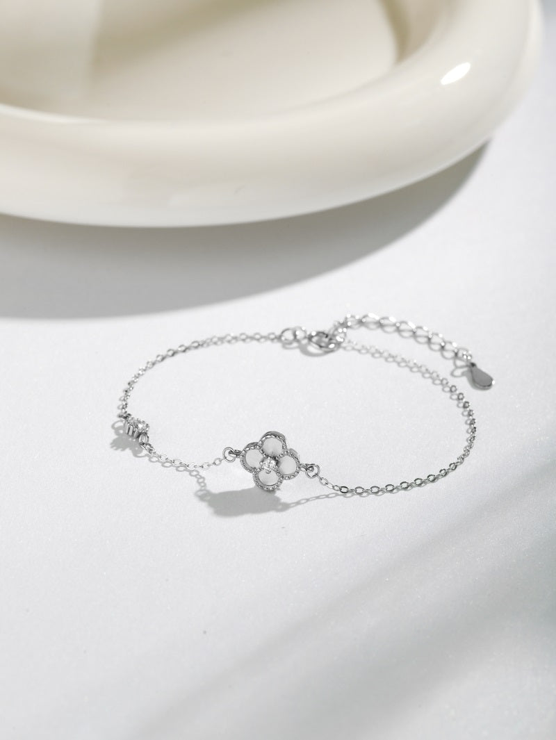 925 Silver Clover Bracelet