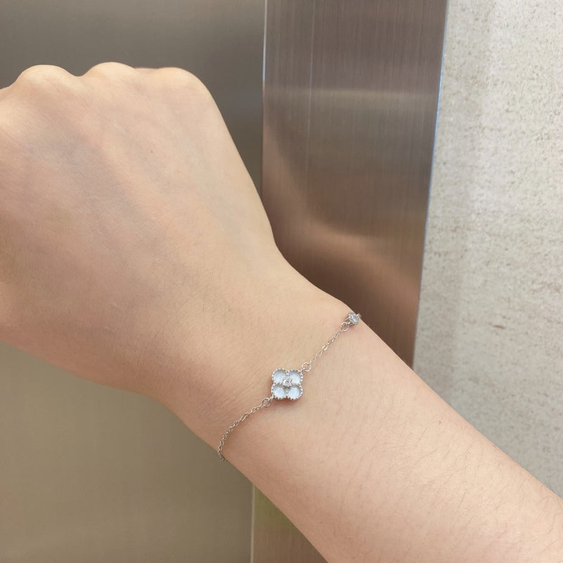 925 Silver Clover Bracelet
