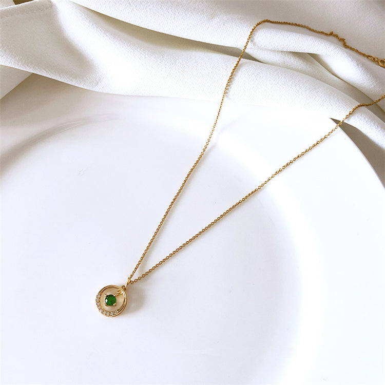 Sterling Silver Necklace Viridian