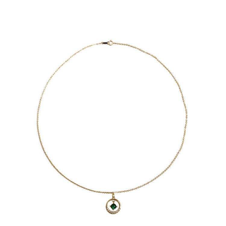 Sterling Silver Necklace Viridian