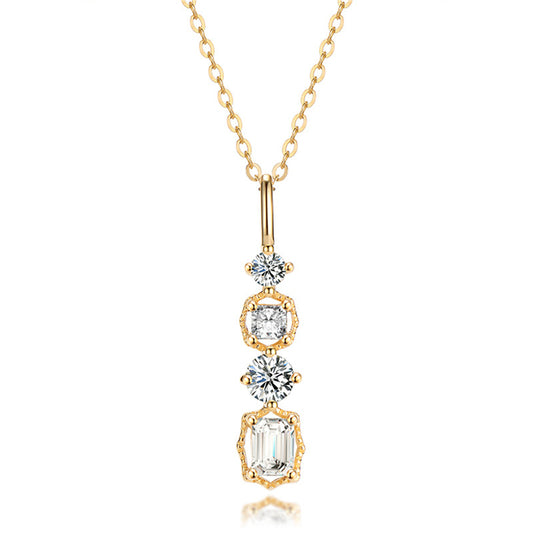 Sterling Silver Necklace Driblet