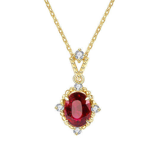 Sterling Silver Necklace Scarlet