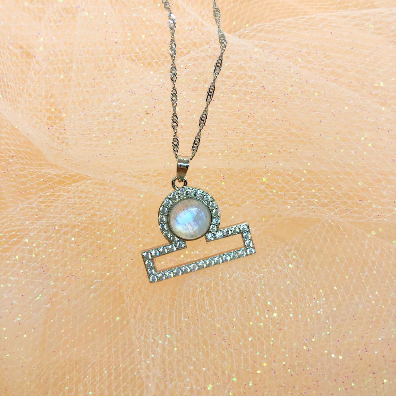 Zodiac Sign Necklace Libra
