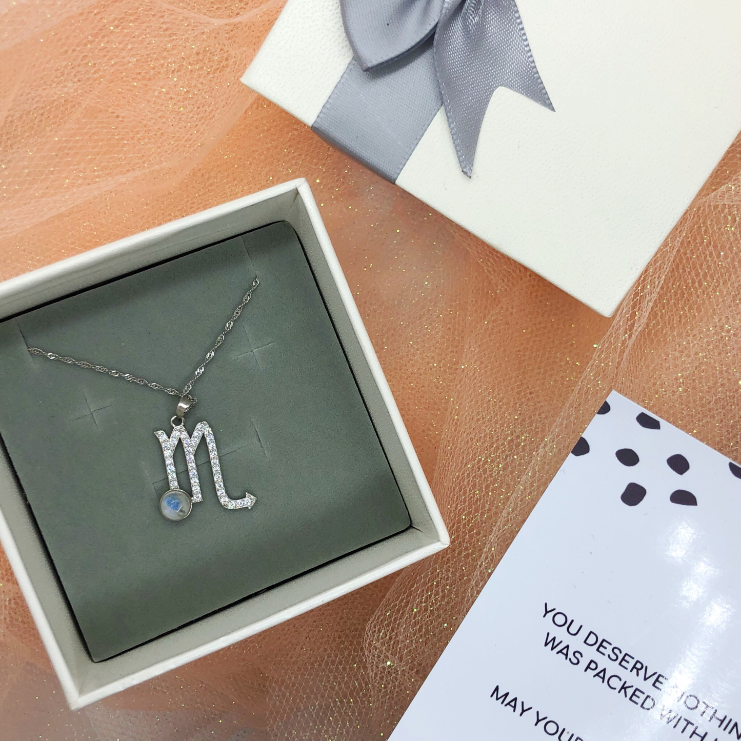 Zodiac Sign Necklace Scorpio