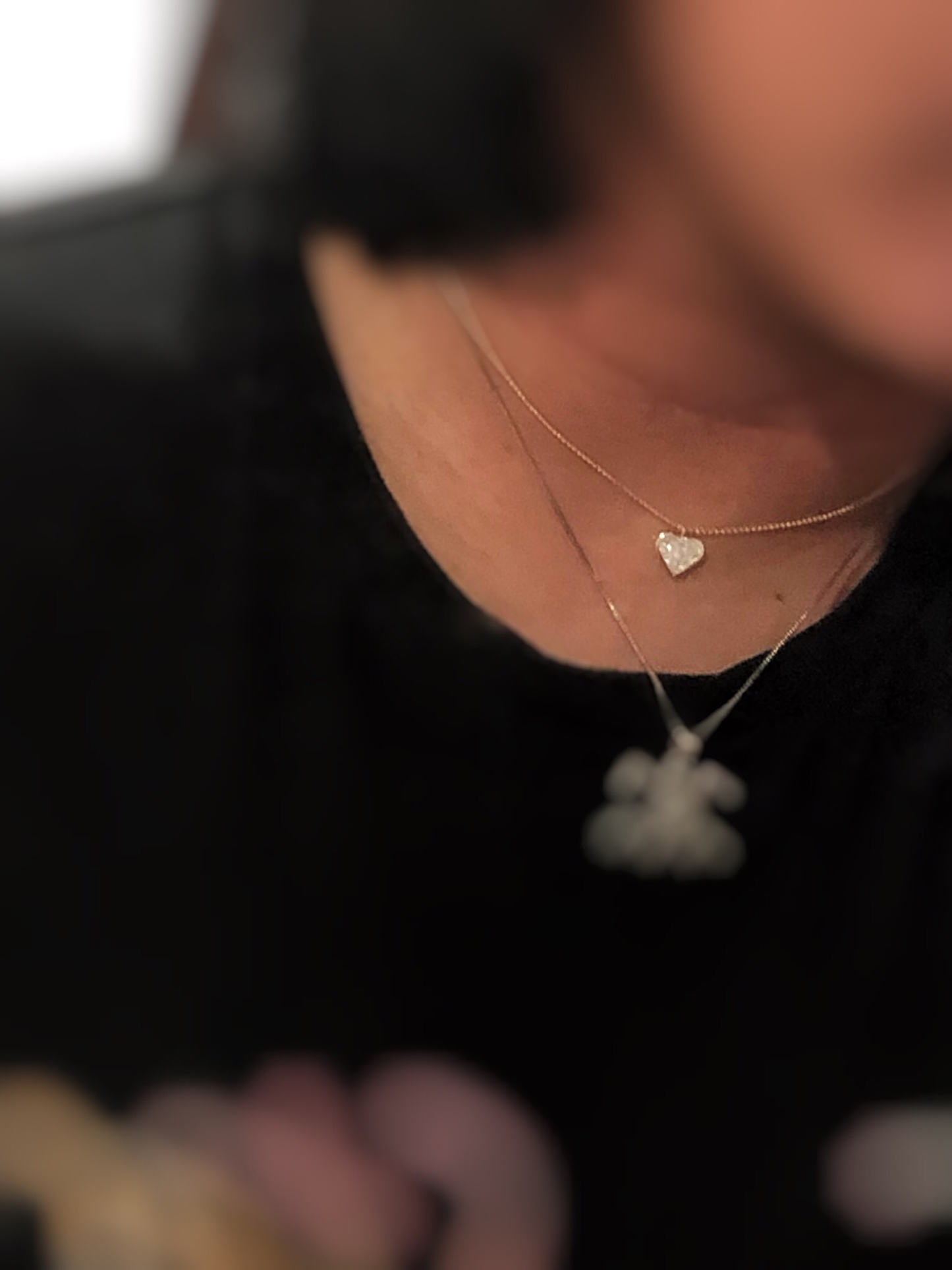 Sterling Silver Knight Heart Choker Necklace