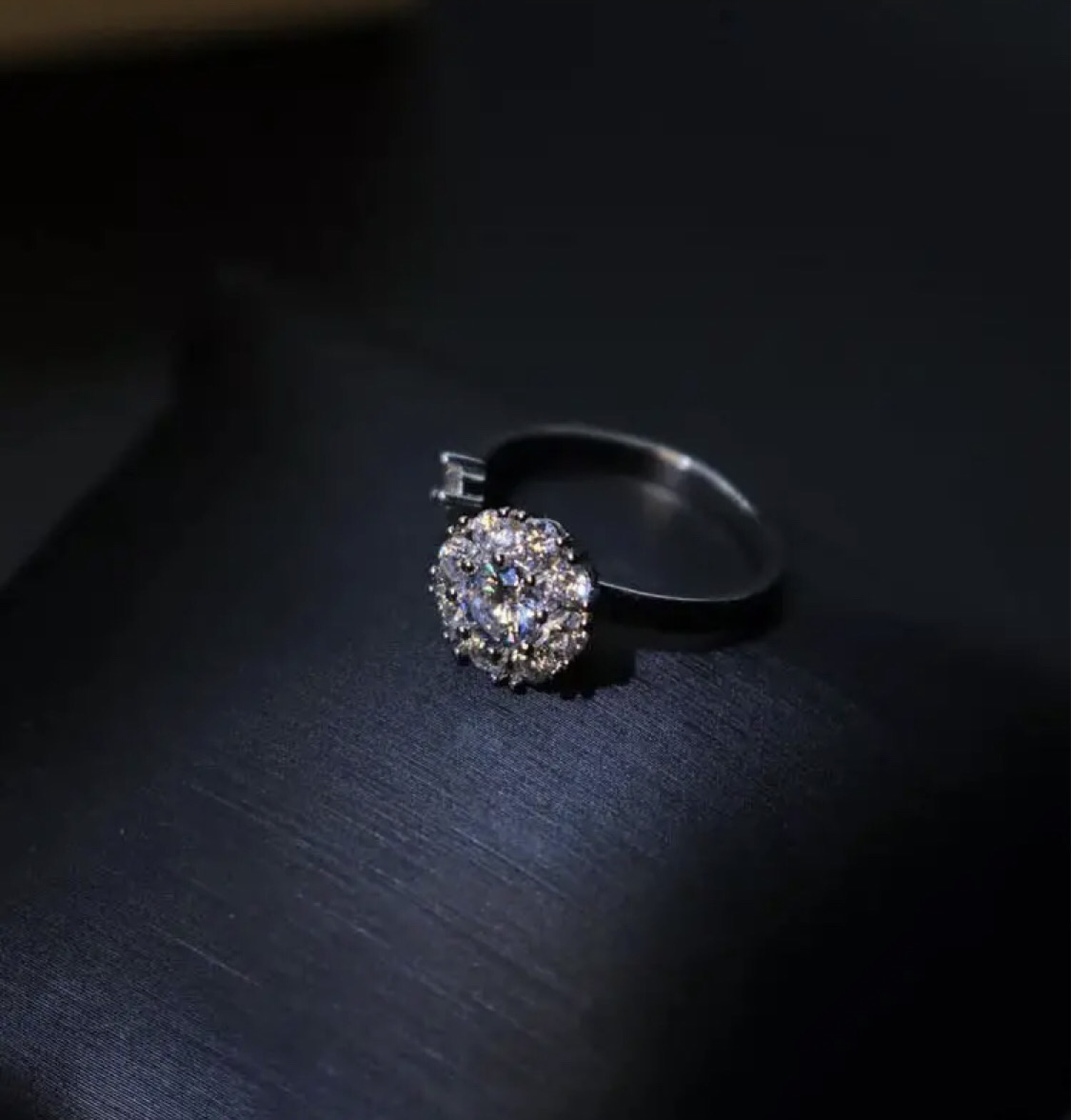 925 Pirouette Silver Ring