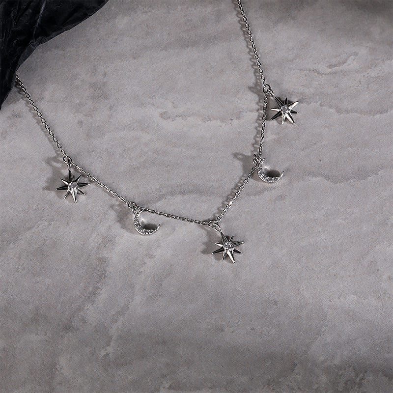 Sterling Silver Choker Necklace Astra