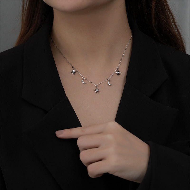 Sterling Silver Choker Necklace Astra