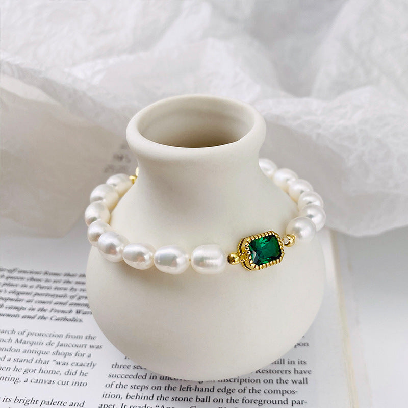 Sterling Silver Bracelet Pearliya