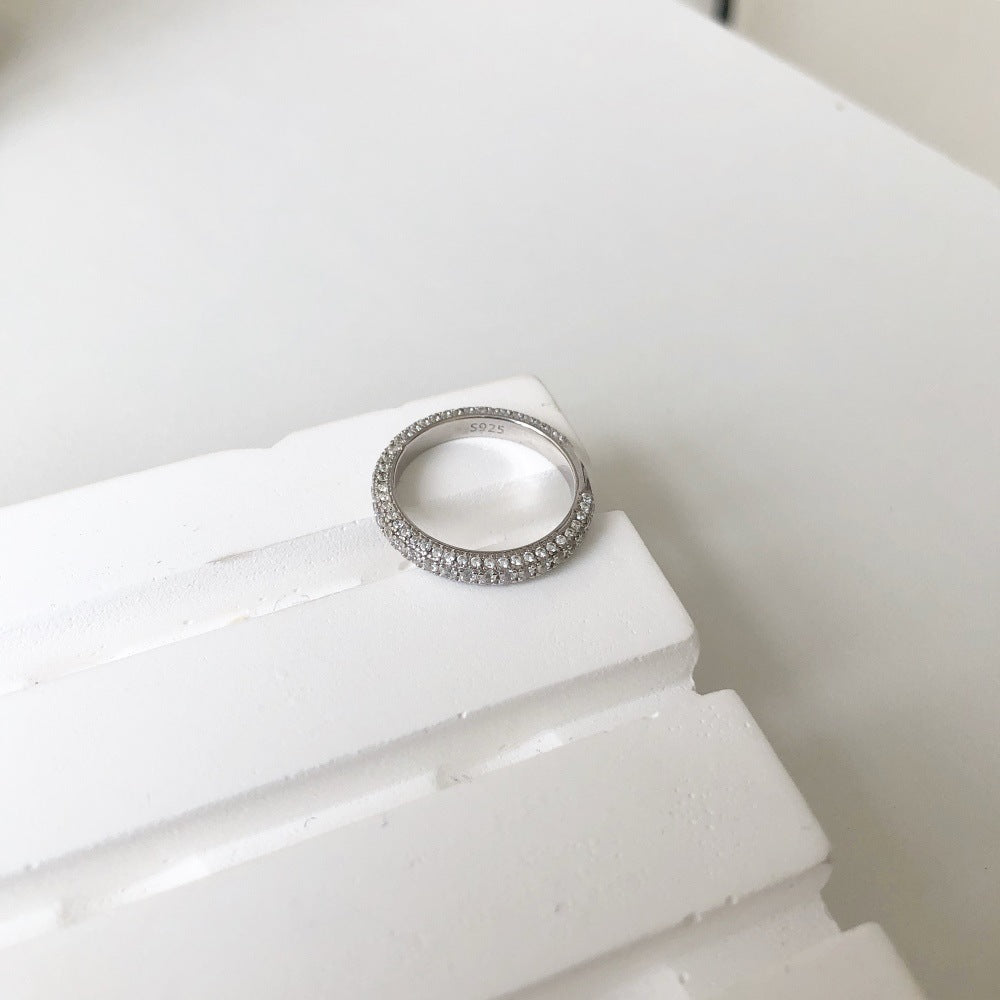 925 Silver Vaelis Moissanite Diamond Ring