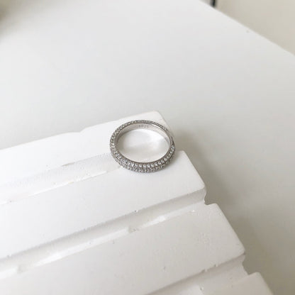925 Silver Vaelis Moissanite Diamond Ring