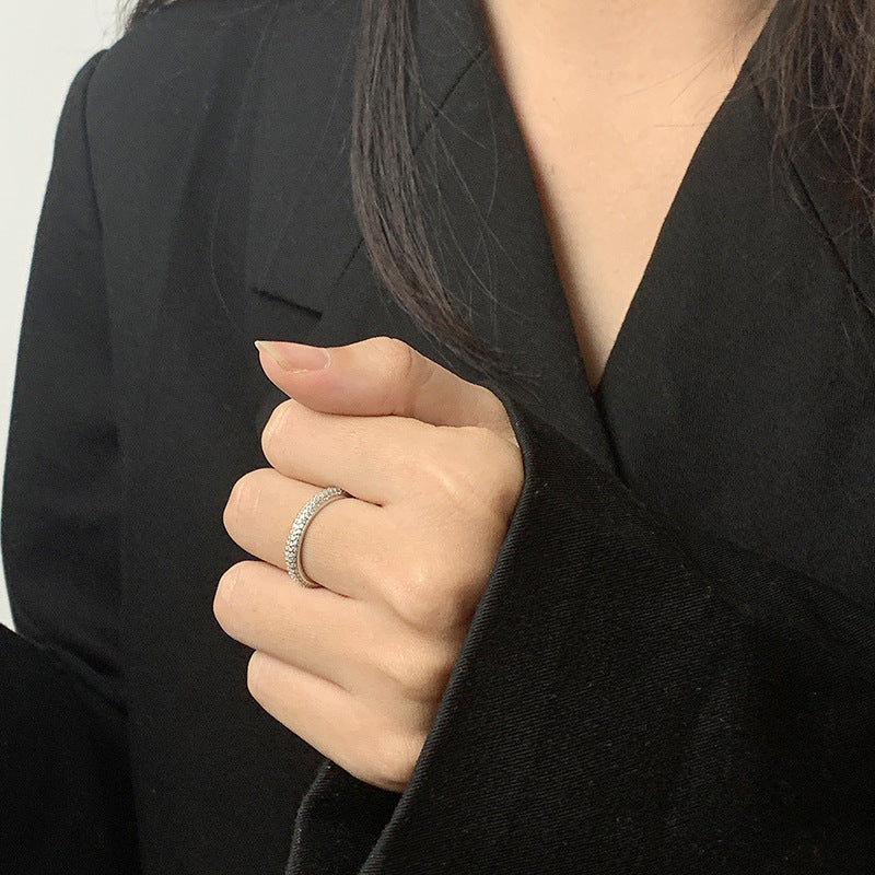 925 Silver Vaelis Moissanite Diamond Ring