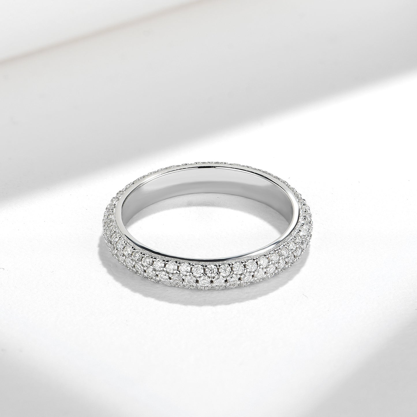 925 Silver Vaelis Moissanite Diamond Ring