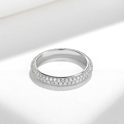 925 Silver Vaelis Moissanite Diamond Ring