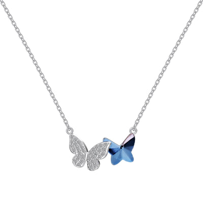 925 Azul Wings Necklace
