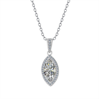 925 Lumexa Silver Moissanite Diamond Necklace