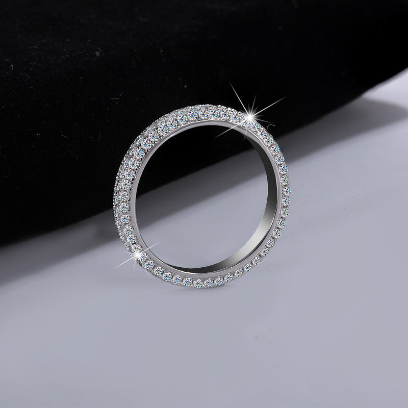 925 Silver Vaelis Moissanite Diamond Ring