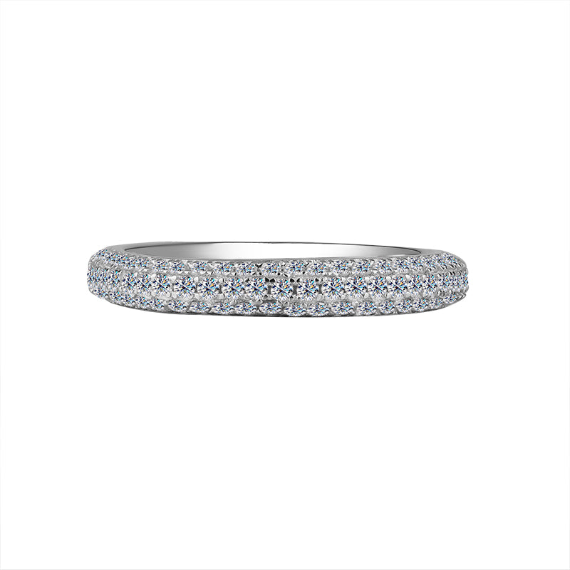 925 Silver Vaelis Moissanite Diamond Ring