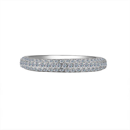 925 Silver Vaelis Moissanite Diamond Ring
