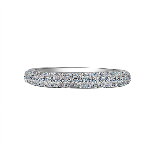 925 Silver Vaelis Moissanite Diamond Ring