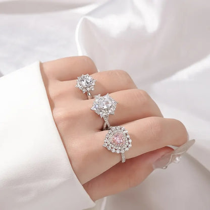 925 Silver Vega Moissanite Diamond Ring