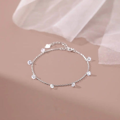 Silver Rain Drop Bracelet