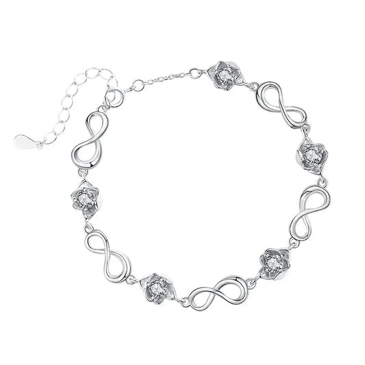 Silver Bloom Bracelet