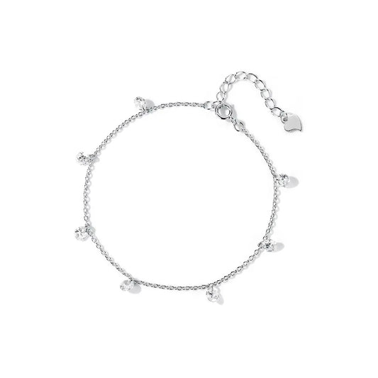 Silver Rain Drop Bracelet