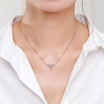 925 Silver Fairy Wing Necklace