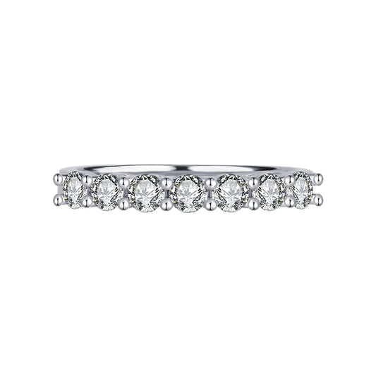 925 Silver Zephara Moissanite Diamond Ring