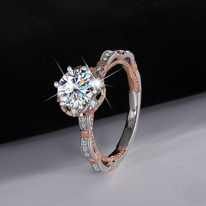 925 Silver Nimora Moissanite Diamond Ring