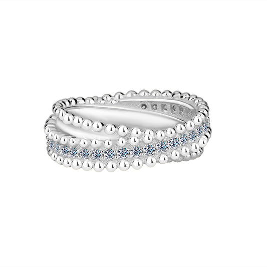 925 Silver Rheava Moissanite Diamond Ring