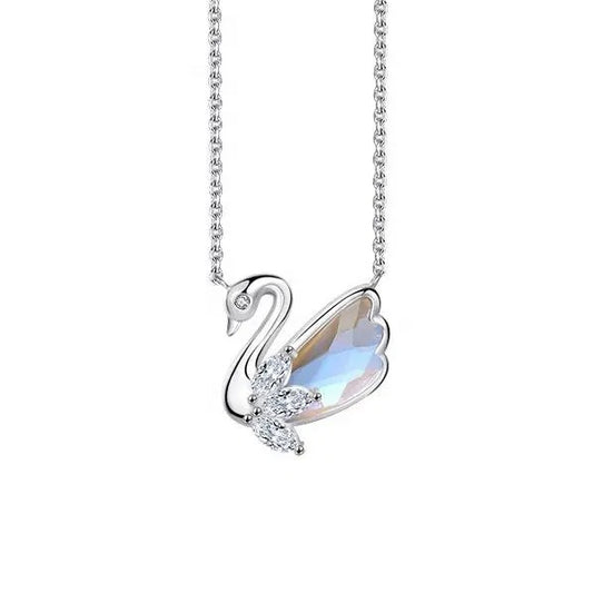925 Silver Swan Krous Necklace