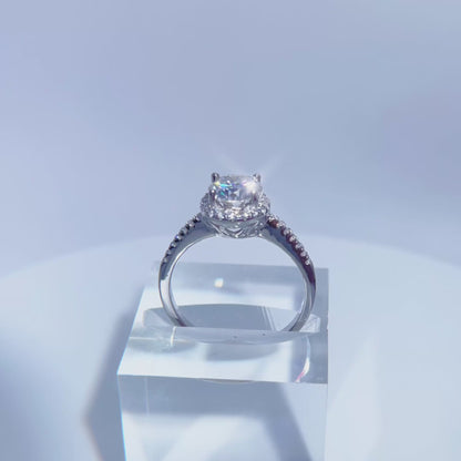925 Silver Tyraelle Moissanite Diamond Ring