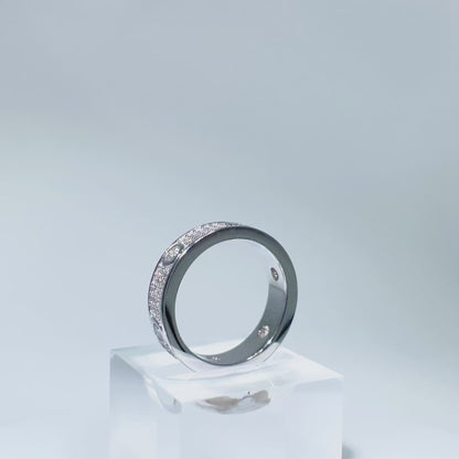 925 Silver Solvane Moissanite Diamond Ring