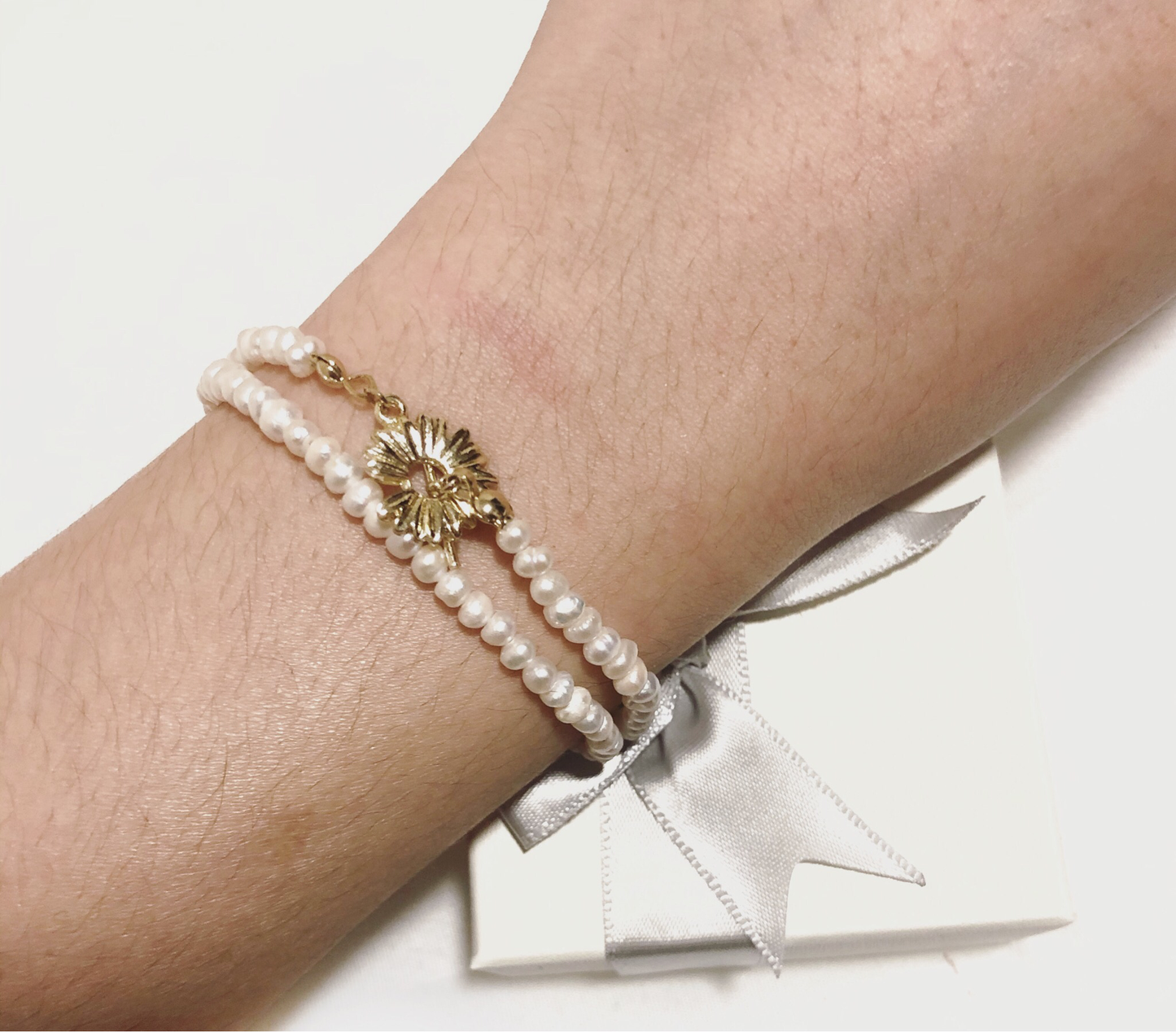 Pearl 18k Gold-plated Necklace/Bracelet