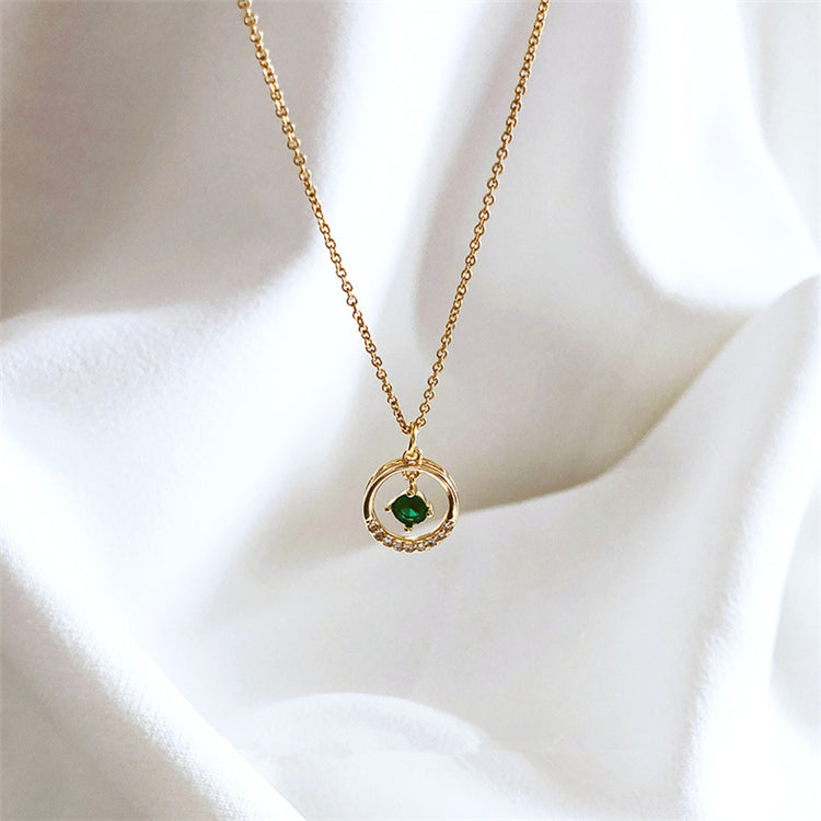 Sterling Silver Necklace Viridian