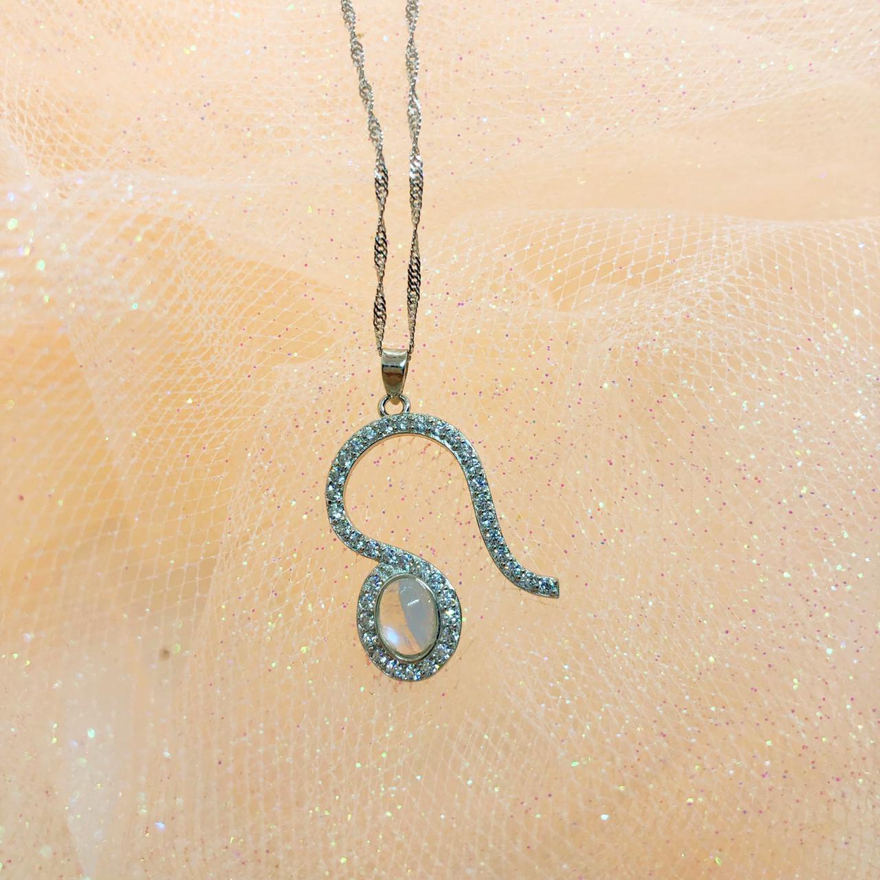 Zodiac Sign Necklace  Leo