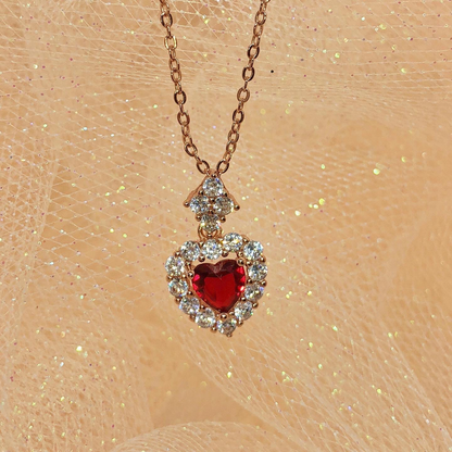 Heart of Ruby Necklace
