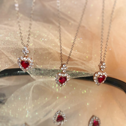 Heart of Ruby Necklace
